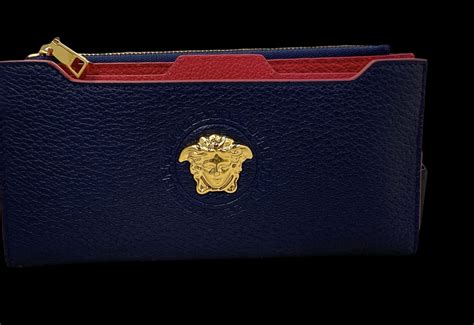 geldbörse versace|Versace card case.